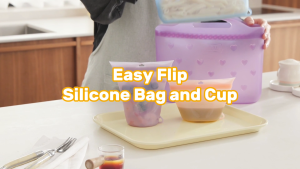 SalleMa Easy Flip Silicone Bag & Cup