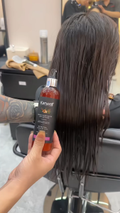 Xịt dưỡng chống rụng tóc bảo vệ tóc khỏi nhiệt phục hồi tóc mềm mượt hương nước hoa Karseell Macca chính hãng