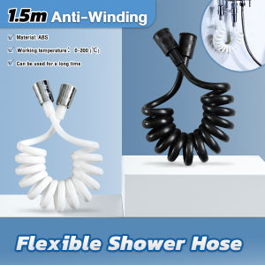 Digeo 1.5m Scalable Sprinkler Hose For Shower And Bidet Black White