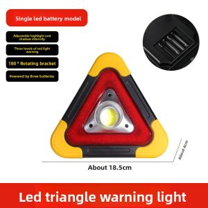 FLAME LIGHT | Solar Flashing Warning Light for Cars Anti-Collision Emergency Triangle