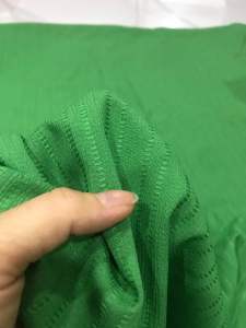 Vải Voan xốp thêu màu xanh lá mềm co giãn nhẹ (khổ 1m5)may đầm váyáo kiểu đồ bộ