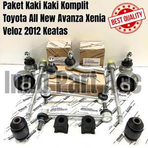 [KOMPLIT] Karet Bushing Lower Arm Set All New Avanza Xenia Veloz 2012 Keatas Original