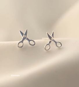 Bông tai Nữ Bạc Cao Cấp Cerci Scissorie Hình Cây Kéo Cho Cô Gái Xinh Xắn Đáng Yêu G121| Hoa tai Cercila