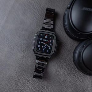 การดัดแปลงฝาโลหะกรณีนาฬิกา 45-44มม.สำหรับ IWatch SE, 7, 6, 5, 4