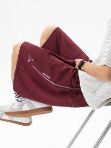 OULUDE | Color Block Waffle Weave Casual Shorts