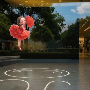 Dance Classroom Decorative Advertising Static Cling Decal