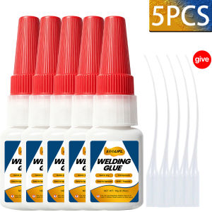 LOOLIFL | High Strength Oily Welding Glue Multi-purpose Super Glue Fast Curing For Metal Wood Plastic Ceramic Rubber DIY Crafts Repair 10G