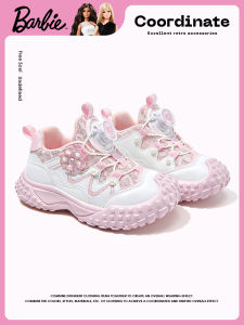 Barbie | Autumn Winter Warm Knob Closure Girls Sneakers