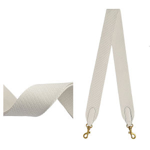 Widen Bag Strap Accessories Crossbody Canvas with Leather Wide Shoulder Strap Cotton Pure Color Bucket Bag Replacement Shoulder Crossbody All-Matching