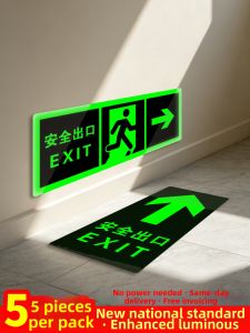 ZHICAIYOU | Safety Night Light Reflective Emergency Lighting Non-Electric Evacuation Directional Ground Marking Tape