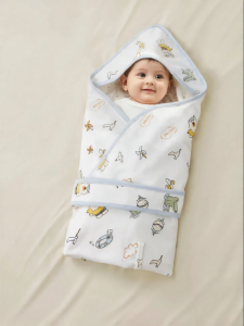 SHI YUE JIE JING | Thin Pure Cotton A-Class Newborn Blanket for All Seasons
