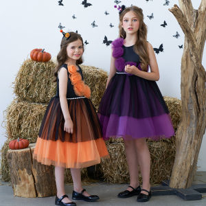 MQATZ ชุดซิสเตอร์สำหรับเด็กผู้หญิงชุดฮาโลวีนชูดแม่มดคอสเพลย์วัยรุ่นชูดแม่มดสำหรับงานเทศกาลชูดเดรสปัญหา เพื่อให้คุณสนุกสนุก