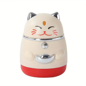 Cute Cat Shape Toothpick Box Dispenser Pop-up Automatic Creative Pressing Type Spring Festival Gift Home Toothpick Storage Box