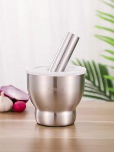 Stainless Steel Garlic Press Manual Crushing Tool