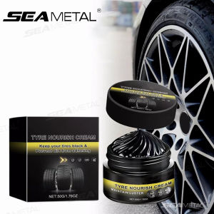 SEAMETAL Car Tire Retreading Wax Cleaner Cream Long-lasting Protection Waterproof Fade-resistant Lasting Auto Finish