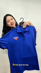 Áo thun Amazing Đoàn Thanh Niên Việt Nam cho nam thêu logo cờ đỏ sao vàng size tới 100kg