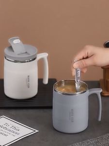 304 Stainless Steel Coffee Cup Thermos Mug With Cover Coffee Tumbler With Straw Tumblr Cawan Kopi 杯子 咖啡杯 水杯 马克杯