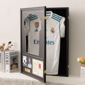  Zirong | Solid Wood Football Signature Match Apparel Collection Commemorative Display Frame