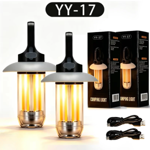 XIWANGFire | USB-C Rechargeable LED Camping Lantern with Hook LightweightHandheld Flashlight for HikingExploringFishing Emergency Work