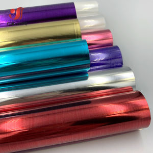 Metallic Shiny Heat Transfer Vinyl Iron On T shirt Textiles Heat Press cut Film Making Sign Pattern for Garment DIY