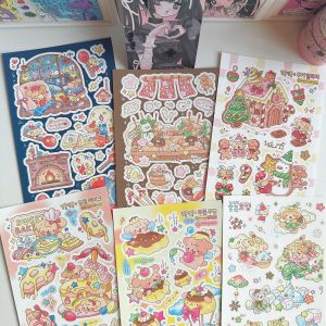 สติกเกอร์ตุ๊กตาสุนัขน่ารัก ปกโทรศัพท์มือถือ DIY ลายการ์ตูน บันทึกการ์ตูน ลายการ์ตูนเกาหลี ลายการ์ตูนน่ารัก ลายการ์ตูนน่ารัก