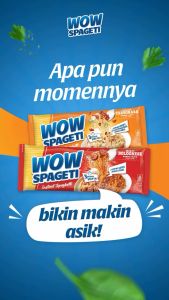 (PAKET 6 PCS) WOW SPAGETI Semua Rasa AGLIO OLIO BOLOGNESE CARBONARA isi 6 pcs