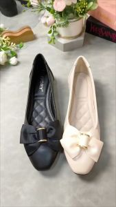 Ivory Sepatu Wanita Hak Pantofel 25cm Pita Formal 888-V158