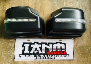 SIDE MIRROR COVER SUZUKI DA64W WITH LED LIGHTS MATTE BLACK VERSION