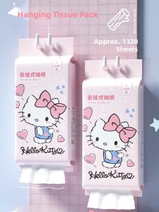 Cute Family Hanging 4-Ply Large Convenient Household Tissue