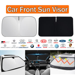 ไฟรถ Ford Ranger WildTrak Raptor XL XLT XLT Plus โฟกัสเฟียสต้าม่านบังแดดรถ Kuga ที่บังแดดกระจกหน้ารถของเล่นเด็กบาจากันแดดโล่รถป้องกันแสงแดด