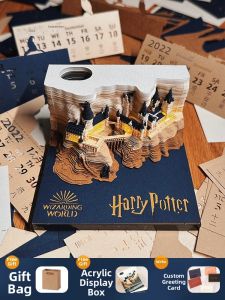 3D Sculptural Hogwarts Calendar Memo Pads