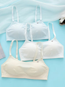 Yilangfen Teenage Girls Wireless Bra Prevent Exposure for Adolescent Development University Students Cotton Spandex Blend