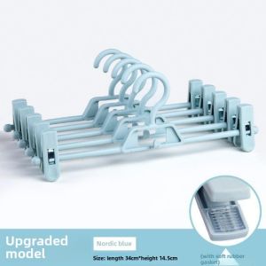 Scandinavian Cloakroom Non-Marking Pants Rack Storage Trousers Clip Hanger Pants Hanging Skirt Han Dynasty Trousers Hanger Wardrobe Storage Rack