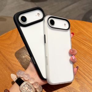 เคสกันกระแทกแบบใสบางพร้อมขอบเลนส์ด้าน สำหรับ iPhone 17 Air 16 15 14 13 12 Mini 11 Pro X XS XR Max 8 7 Plus วัสดุ PC