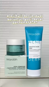 Wardah Bundle Moisturizer dan Facial wash