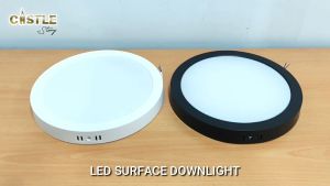 36w 12Inch LED Surface Downlight Super Bright Round Square Daylight WarmWhite CoolWhite Super Brightness