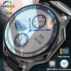 2024 New For OPPO Watch X 4GB Memory Smart Watch Men 1.43 Inch 466*466 HD Display Music Player TWS Headset BT Calling Smartwatch