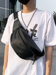 Túi Đeo Chéo Nam Dung Tích Lớn Túi Đeo Vai Đơn Giản Túi Đeo Ngực Thể Thao Giải Trí Túi Đeo Hông Nhỏ Túi Đeo Vai Mềm PU