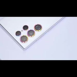 Camera Lens Protector for Samsung Galaxy S25 S24 Ultra S23 Plus S22 Ultra A55 A54 A35 A34 A25 A24 A16 A15 A14 A06 A05 Tempered GlitterShockproof Easy Install Camera Lens Film