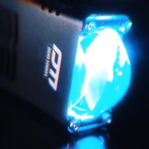 Duromoto GP1 DE GP1DE GP 1 Demon Eye Demon Eyes Lampu Mini Foglamp LED Motor Adventure Ice Blue Demon Eye - Paket Saklar