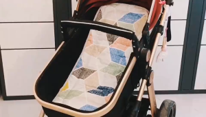 100% Cotton Baby Stroller Liner Pad Seat Cover Padded for Newborn Infant Pram Pushchair Mattress