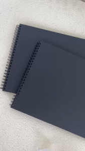 A4 400gsm BLack Scrapbook Album Scrapbook hitam album foto buku scrapbooking journaling buku catatan journal diary book