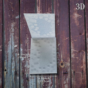 3D embossed folder suitable for DIY scrapbook and card making - a dreamy framework for holiday decoration birthday party decor
