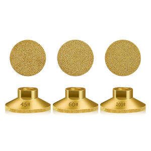 Angle Grinder Flat Grinding Head M10 Brazed Diamond Grinding Head Table Basin Trimming Router Bit Rock Plate Marble Grinding Polishing Head Drill Bit