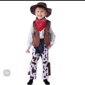 READY STOCK Children Kids Cowboy Costume America Wild Wild West Costume Movie Character Story Book Character Cartoon