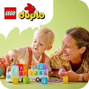 LEGO DUPLO Town 10421 Alphabet Truck Building Set Toys (36 Pieces) Building Blocks for Kids (2 Tahun+)