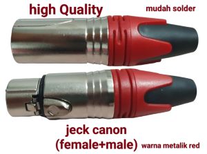 sepasang jeck canon (female+male) high Quality