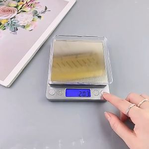 SOLIDHOME Food Weighing Scale Digital Kitchen Scale Weight Grams Cooking Baking 3kg/0.1g and 500g