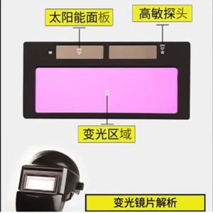 PROMO CLYNE Helm Las Otomatis Gelap Terang Auto Dimming True Color Welding Mask with Lengkap Senter LED Super Terang - CL281