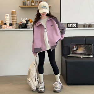 MPW | เสื้อแจ็คเก็ตผู้หญิงฤดูใบไม้ผลิและฤดูใบไม้ร่วง แฟชั่นเกาหลี ผูกโบว์ แจ็คเก็ตเด็ก ผ้าฝ้ายผสมโพลีเอสเตอร์ ปกป้องจากน้ำ